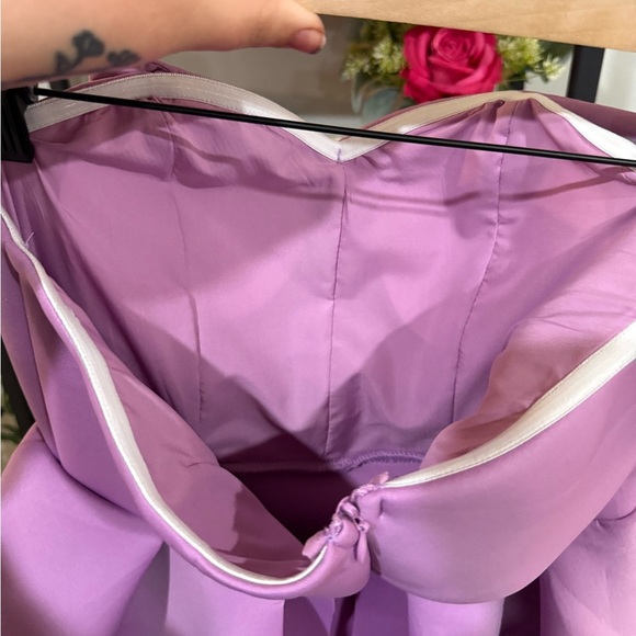 karolina One-Shoulder Lavender Dress size medium - Picture 8 of 10